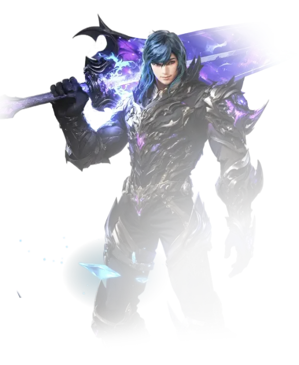 Warrior with a glowing greatsword