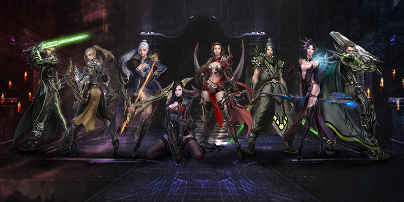 Cabal heroes standing together in a dark fortress